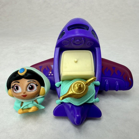 Disney Doorables JASMINE Lets Go Car Princess Aladdin Genie NEW but Opened RARE - Picture 4 of 11